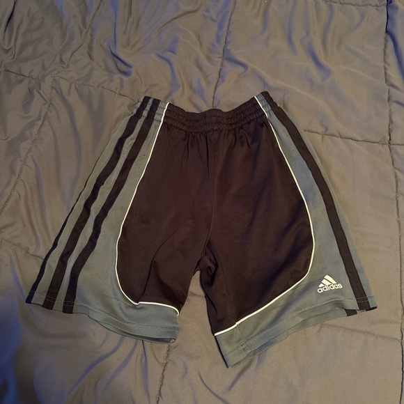 Adidas Black and Gray Sports Shorts - Picture 1 of 1